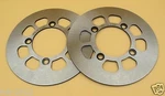 2PCS Front Brake Disc Rotor For Suzuki Quadmaster Quadrunner Ltf 500F 98-02. Fixed Price $39.98.