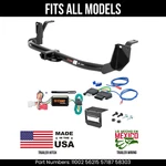 For 13-15 Honda Crosstour Trailer Hitch + Pin Wiring Fits All Models Curt Tow. Fixed Price $310.99.