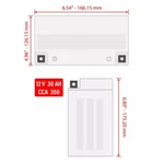 Caltric Agm Battery For Polaris Ranger 800 4X4 6X6 2010-2014 / 12V 30AH CCA350. Fixed Price $184.99.