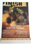 1987 Kawasaki Tecate KXF250 Original Ad. Fixed Price $13.95.