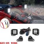 Weisen Rear 3" Tail Light Pods Mount W/key-on Wire For Can Am Maverick X3 17-26. Fixed Price $53.95.