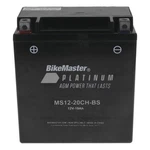 Bikemaster Agm Battery MS12-20CH-BS. Fixed Price $95.28.