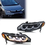 Led Headlights For Honda Civic 2006-2011 Ex Lx Si Projector Front Lamps Assembly. Fixed Price $385.99.