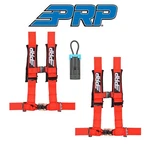Prp (2) Red 4-POINT 3" Harness/seat Belt Bypass Connector For Polaris/can-am. Fixed Price $299.98.