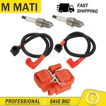 Ignition Coil & Spark Plug W/wire Cap For Polaris Ranger 800 Xp Crew 2011-2016. Fixed Price $39.98.