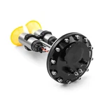 Universal Fit In-tank Twin Brushless Electric Fuel Pump Billet Aluminum Black. Fixed Price $339.00.