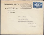 Belgium 1954-COVER To Germany. Mi Nr.: 1001/1003. Theme: "rotary".(eb) MV-13680. Fixed Price $5.90.