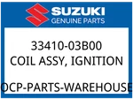 Suzuki Oem Part 33410-03B00 Coil Assy,ignition. Fixed Price $104.90.