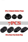 7X Tailgate Plugs Floor Drain Rubber Cover Kit For Jeep Wrangler Jk 07-18 Black. Fixed Price $10.00.