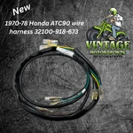 New 1970-78 Honda Wire Harness 32100-918-673 US90. Fixed Price $85.00.