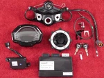 Complete Lock Set W/ecu, Immobilizer & Gauges 22-24 Triumph Tiger Sport 660. Fixed Price $1475.00.
