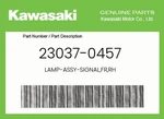 Kawasaki Genuine Lamp-assy-signal,fr,rh 23037-0457. Fixed Price $70.19.