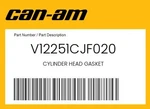 Can-am Genuine Cylinder Head Gasket V12251CJF020. Fixed Price $26.77.