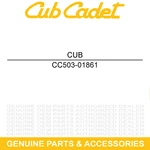 Cub Cadet 503-01861 Relay 2W/4W Challenger Eps 750 550 4X4. Fixed Price $142.12.