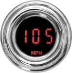 Dakota Digital 1-7/8" Mini Speedometer Mph Retro Red. Fixed Price $293.50.