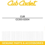 Cub Cadet 503-02934 Fuse Box Filler Panel Black Challenger MX750 MX550 Eps 4X4. Fixed Price $11.95.