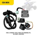 1X 50-150CC Cdi Ignition Coil Voltage Regulator Kit For GY6 Scooter Atv Go-kart. Fixed Price $23.74.