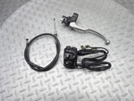 2011 09-16 Yamaha FZ6R Left Switch Handlebar Clutch Lever Perch Cable Lot. Fixed Price $46.49.