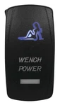 Dragonfire Racing Laser Etch Dual Led Switch Wench Power Blue 04-0078. Fixed Price $30.06.