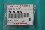 Nos Kawasaki 92172-0002 Screw 6X18MM Black. Fixed Price $9.50.