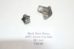 2007 Arctic Cat 650 H1 4X4 Auto Fis Thermostat & Housing Case. Fixed Price $8.95.