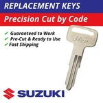 Suzuki Replacement Ignition Key Scooters Motorcycles Atvs Codes D32010-D39697. Fixed Price $9.99.