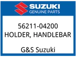 Suzuki Oem Part 56211-04200 Holder,handlebar. Fixed Price $17.67.