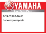 Yamaha Oem Part BD3-F2183-10-00 Bracket, Tensioner. Fixed Price $97.99.