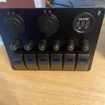 Waterwich 6 Gang Marine Ignition Toggle Rocker Switch Panel Waterproof With D.... Fixed Price $40.00.