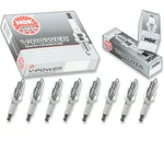 Pcs Ngk V-power Spark Plugs For 1974-1985 Lincoln Continental 7.5L 5.0L Hs. Fixed Price $31.55.