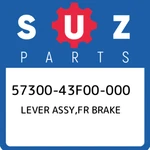 57300-43F00-000 Suzuki Lever Assy,fr Brake 5730043F00000, New Genuine Oem Part. Fixed Price $156.86.