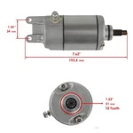 New Caltric Starter For Honda Atv TRX350D Fourtrax 1987 1988 1989. Fixed Price $76.11.