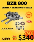 Std Crank Shaft Ranger 800 Main Balance Bearing Bushing Oil Seal Rebuild Engine. Fixed Price $499.00.