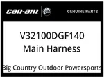 Can-am Oem Part V32100DGF140 Main Harness. Fixed Price $164.99.