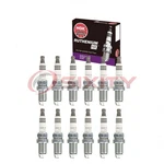 12 Pcs Ngk Ruthenium Hx Spark Plugs For 1998-2000 Mercedes-benz C280 2.8L V6 Dd. Fixed Price $147.11.