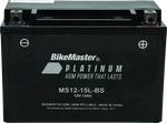 Bikemaster Agm Battery MS12-15L-BS. Fixed Price $88.99.