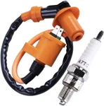 Kymco Cobra Cross (top Boy) 50 Ht Lead Ignition Coil + Spark Plug & Cap. Fixed Price $18.99.