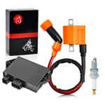 Ignition Coil Cdi Box & Spark Plug Kit For Yamaha Raptor YFM350R Warrior YFM350X. Fixed Price $26.31.