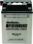Bikemaster Battery For BB14A-A2. Fixed Price $68.99.