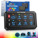Mictuning 8 Gang Rgb Switch Panel - Led Touch Relay System 12/24V Circuit. Fixed Price $125.99.