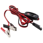 Mxuteuk 8FT Sae 16AWG Wire Harness With On/off Switch Silver Alligator. Fixed Price $21.91.