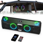 Kemimoto Universal Midnight 90 Utv Sound Bar Rgb Audio Roof Speaker W/fm Radio. Fixed Price $497.99.