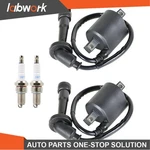 Labwork 2X Ignition Coil Spark Plug For Yamaha Star XVS650 1998-2016. Fixed Price $26.02.