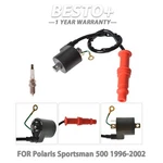 New 1996 1997-2002 For Polaris Sportsman 500 Us Ignition Coil & Spark Plug Atv. Fixed Price $13.11.