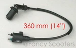 150CC Atvs, Go-cart Ignition Coil (cable L=14") (also Used Scooters). Fixed Price $13.95.