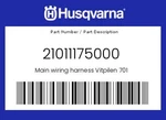 Husqvarna Genuine Main Wiring Harness Vitpilen 701 - 21011175000. Fixed Price $705.08.