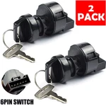 2X Ignition Key Starter Switch 6-PIN 3-POSITION For Polaris Rzr Ranger Sportsman. Fixed Price $13.96.