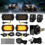 Plug And Play Street Legal Utv Atv Blinker Turn Signal Horn Kit For Polaris 1000. Fixed Price $91.52.