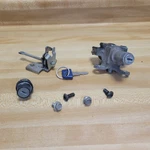 1987 Yamaha Razz SH50 Main Switch & Seat Lock. Fixed Price $196.00.