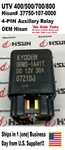 Prong W No Side TABS,RELAY,BREAKER,UTV,400,500,700,800,HISUN# 37750-107-0000. Fixed Price $18.99.